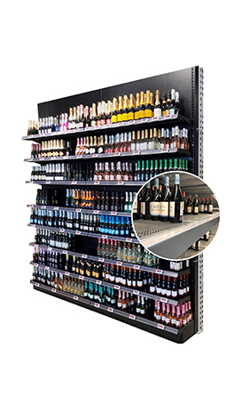 Specialty-Wine-Endcap-With-Shelf-Inset