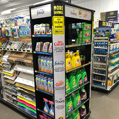 end cap display